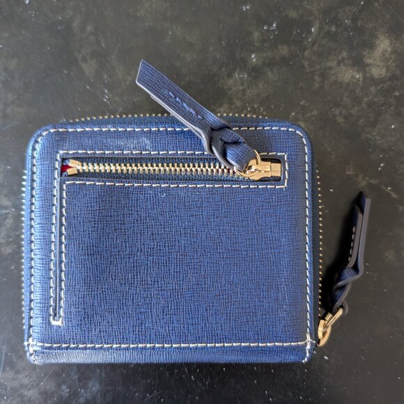 Dooney and Bourke Saffiano Small Zip Around Wallet - Picture 2 of 3